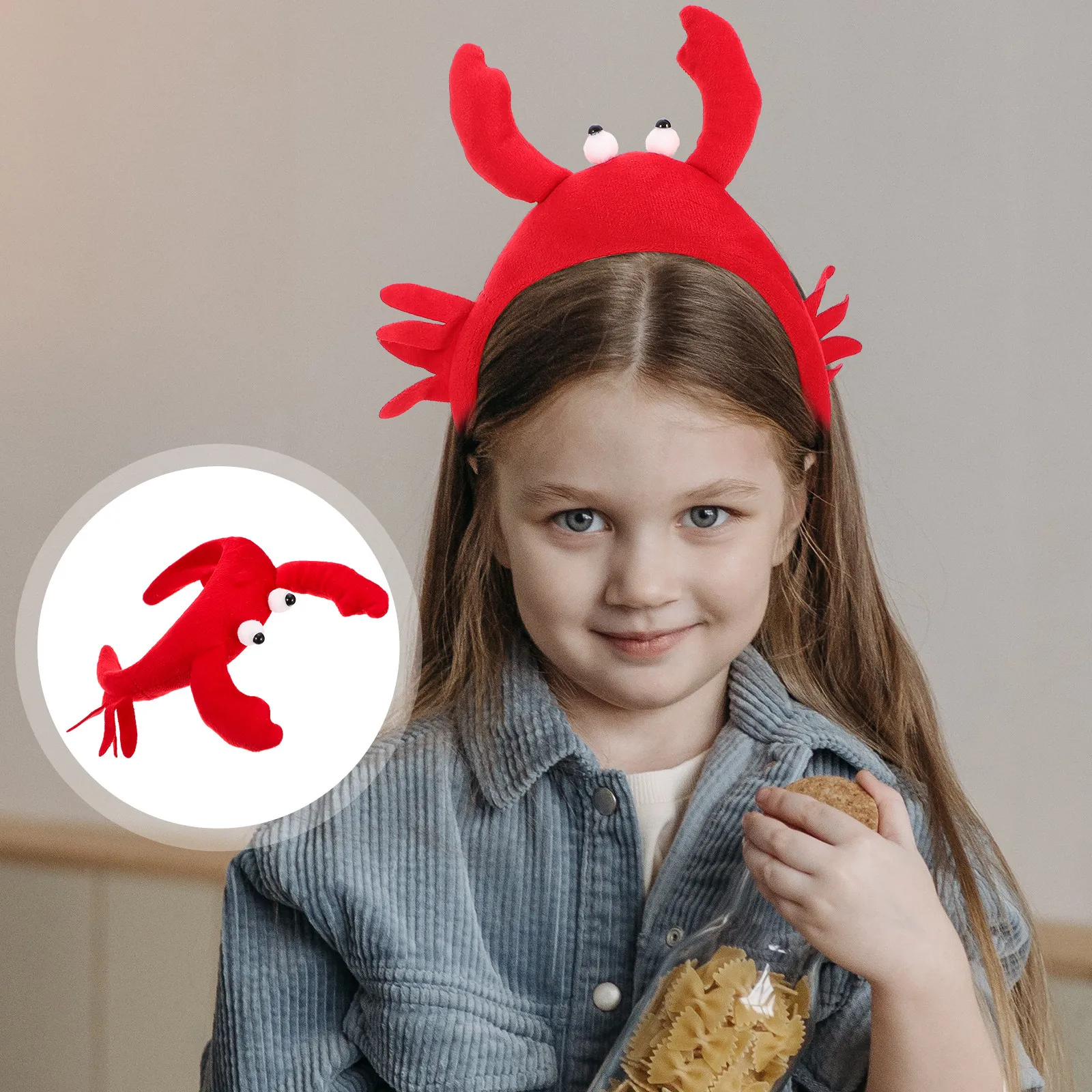 Diadema de langosta infantil para fiestas con diseño divertido - imagen 5