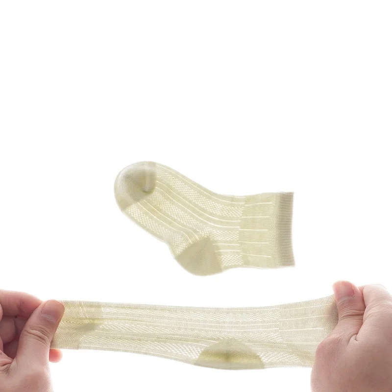 Calcetines finos de algodón para recién nacidos de verano suaves - imagen 4