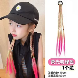 Accesorios pelo niña: lazos princesa y sombreros trenzados coloridos