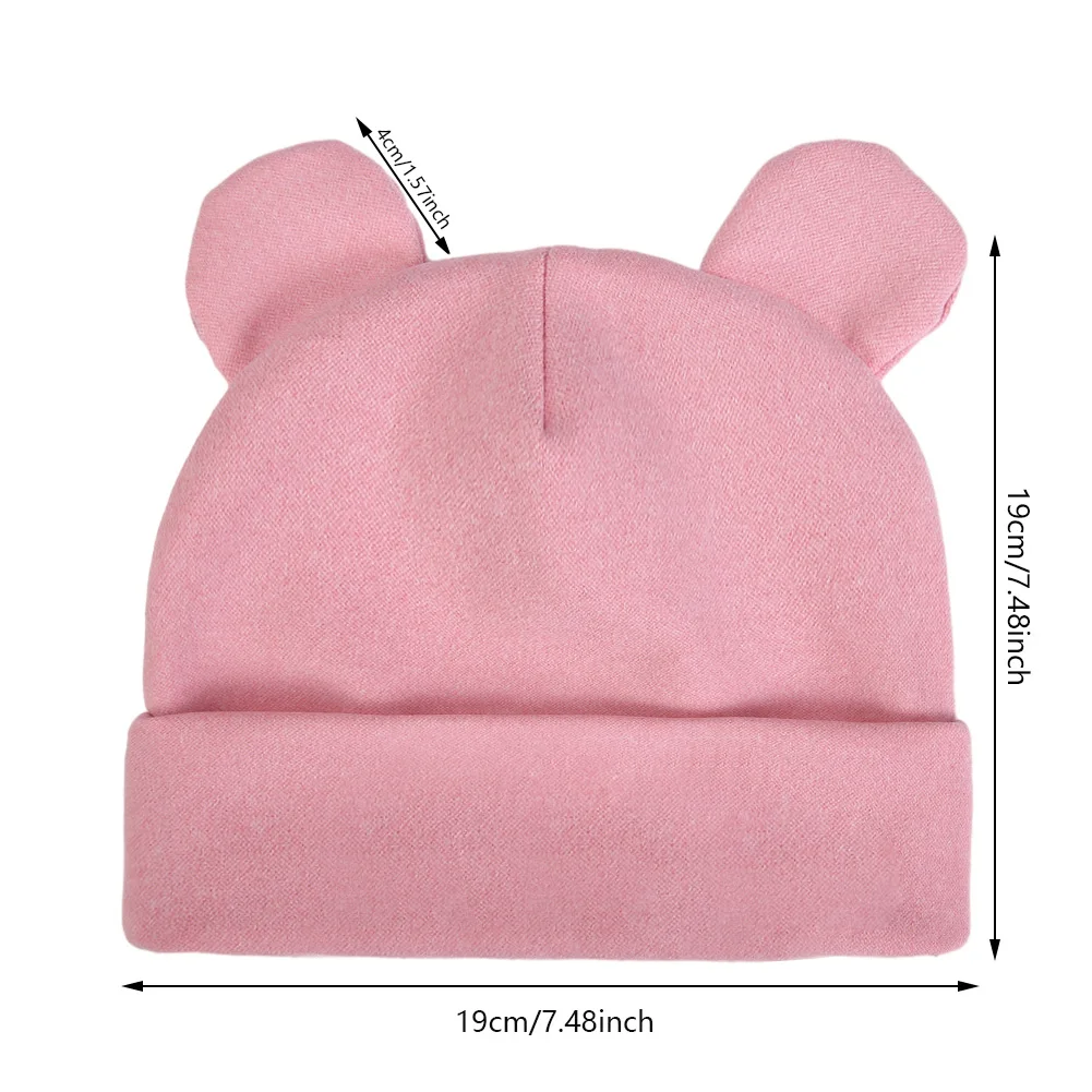 Gorro turbante con orejas de oso para bebé - Cachemira sintética - imagen 2