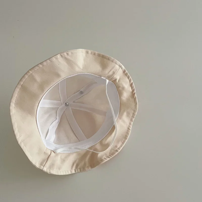 Sombrero de pescador para bebé algodón suave con protección solar - imagen 3