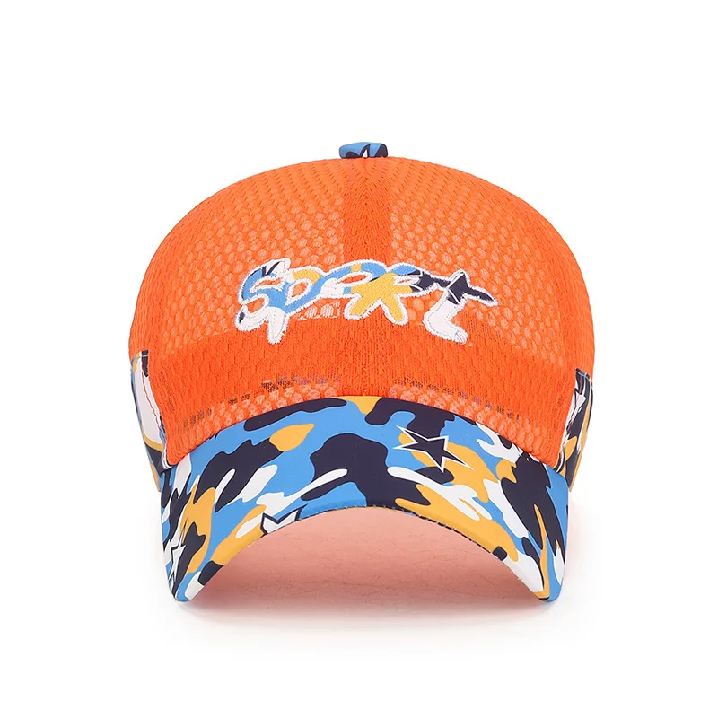 Gorra de béisbol transpirable de camuflaje para niños, verano - imagen 5