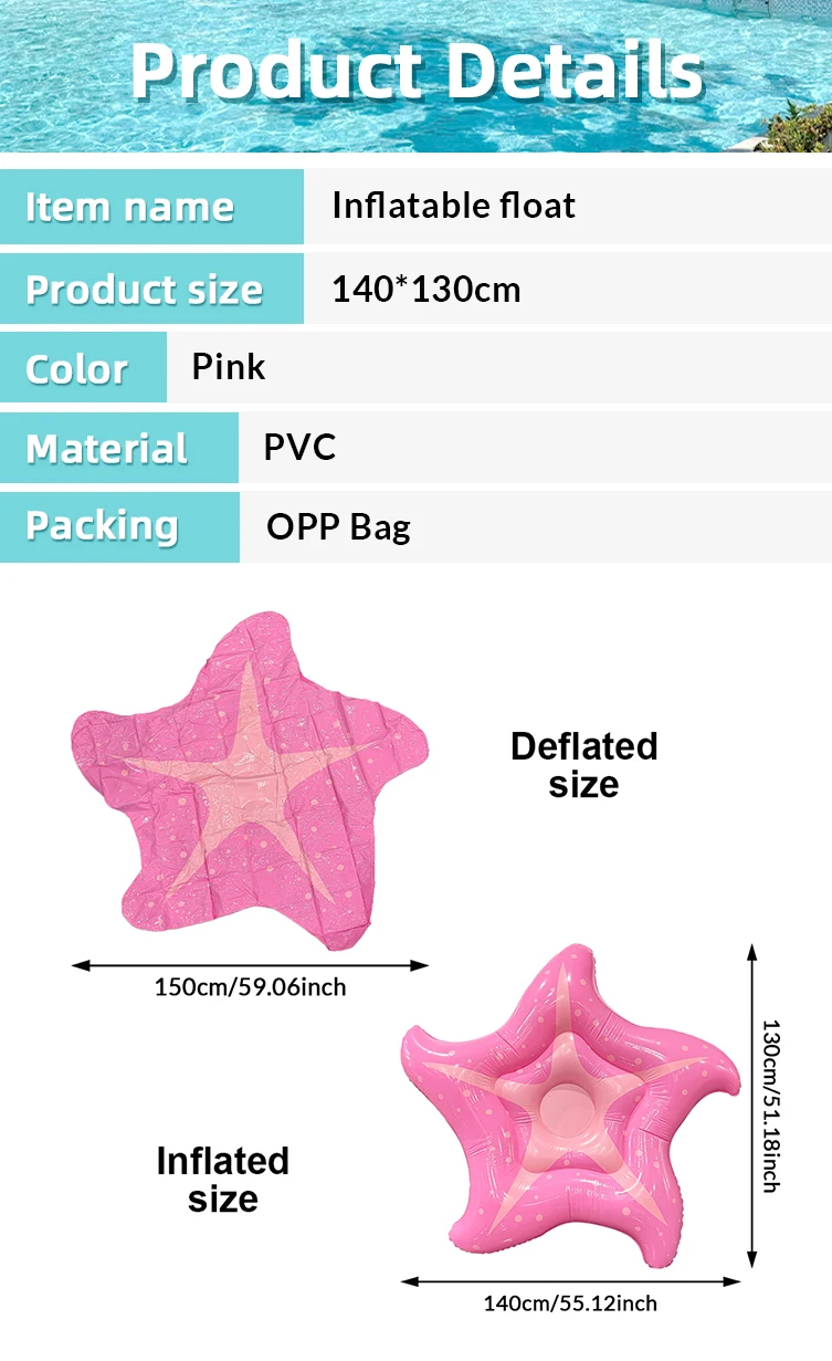 Silla flotante inflable individual en piscina