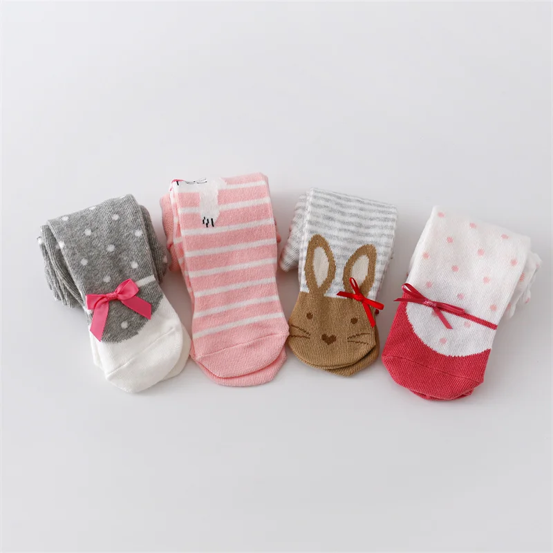 Pantimedias estampadas de algodón para bebé niña - Primavera - imagen 4