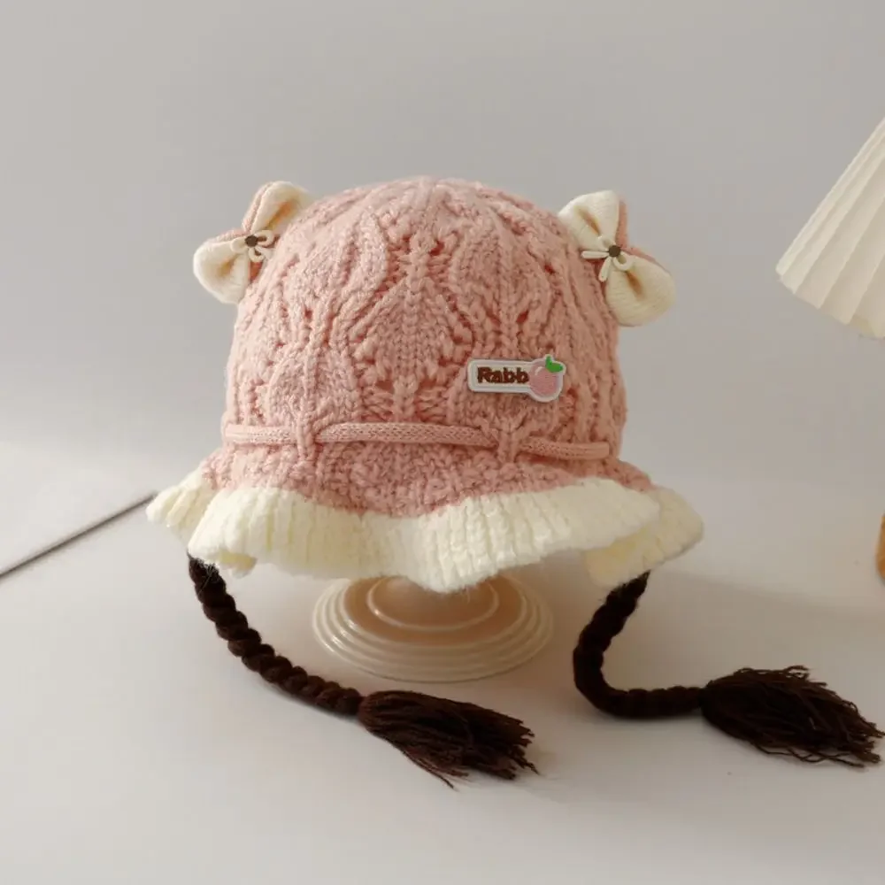 Gorro de punto para bebé cálido con dibujos animados otoño invierno - imagen 2