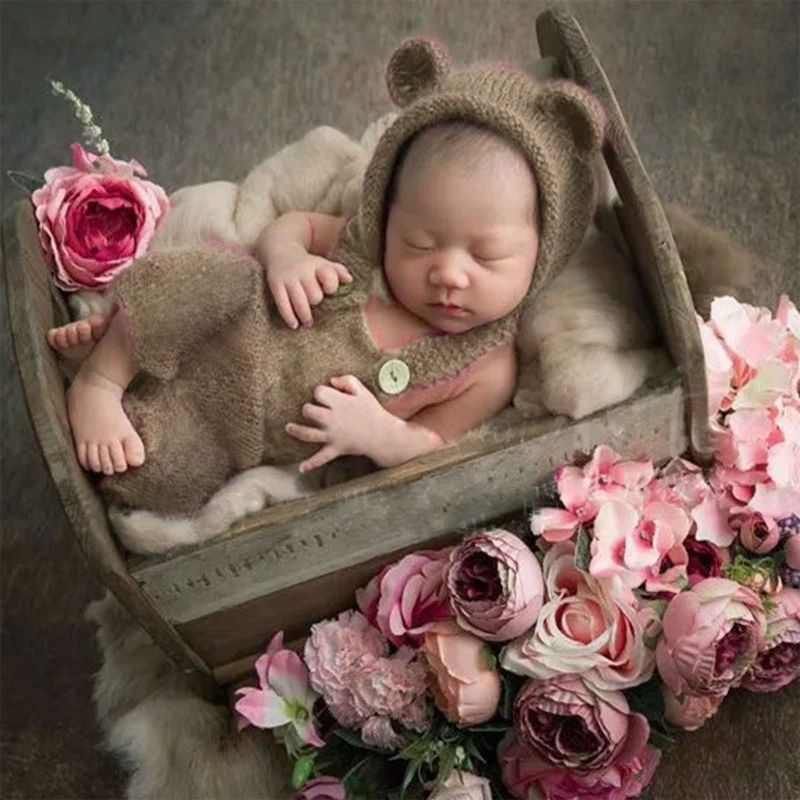 Pelele con capucha de oso para recién nacido - imagen 5