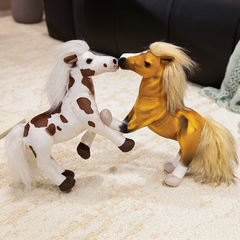 Peluche caballo suave para niños, cojín de regalo de cumpleaños - imagen 4