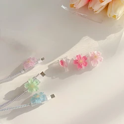Protector de cable USB tipo C con dibujos animados para niños