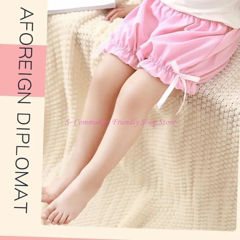 Pantalones cortos de seguridad para niña con volantes estilo pololo - imagen 3