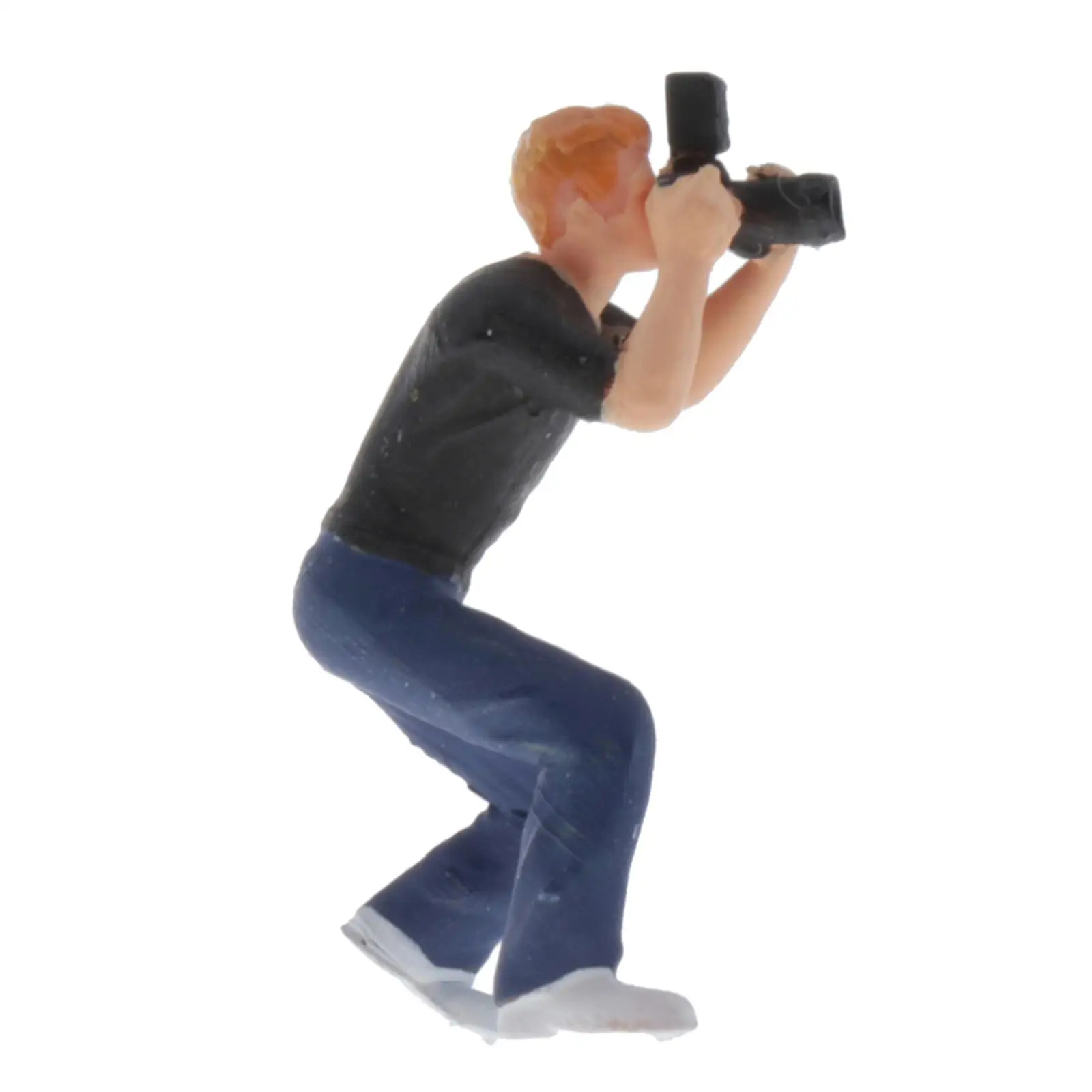 Figuras de fotógrafos pintadas para decoración de escritorio - imagen 5