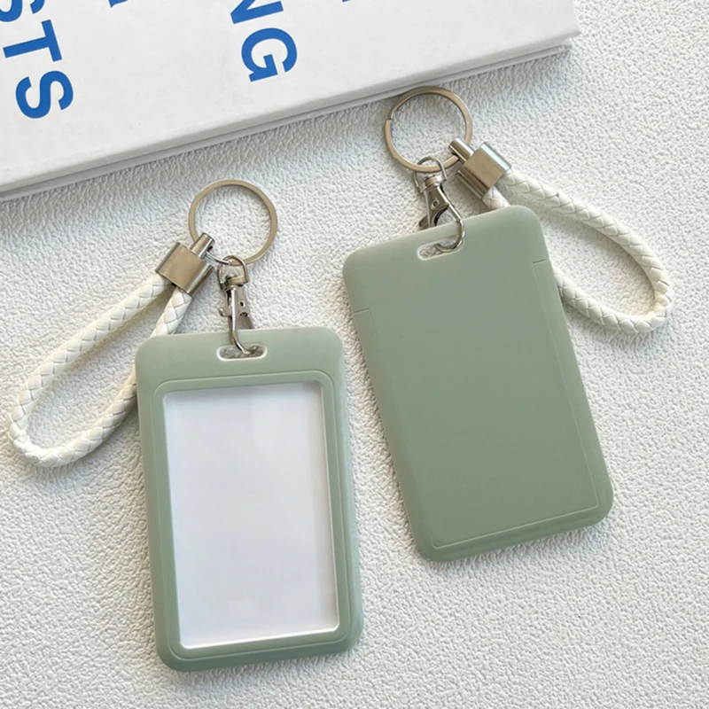 Funda portatarjetas en uso