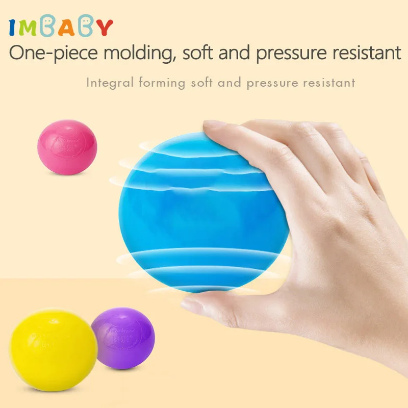 Pelotas de piscina seca de PE seguras para bebés, eco - imagen 5