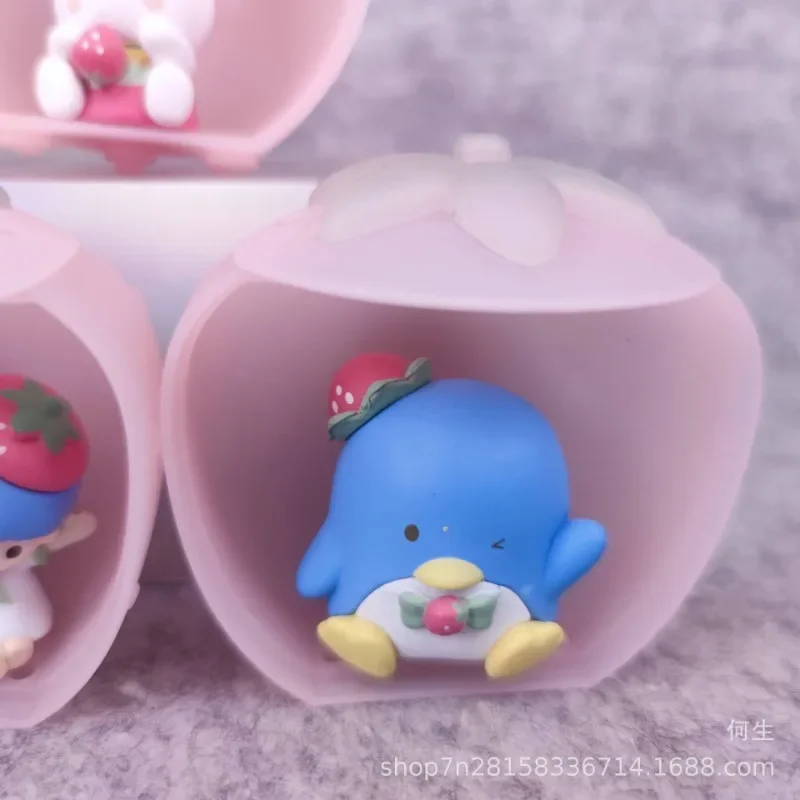 Figuras coleccionables Sanrio estilo anime – Teaparty fresa - imagen 5