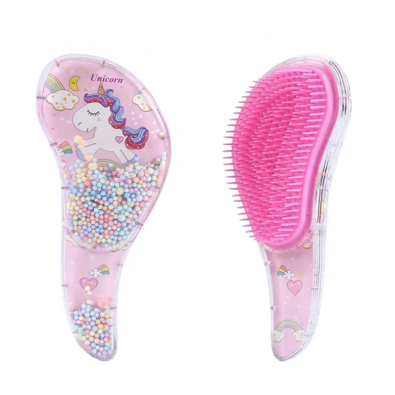 Peine antinudo infantil con cuentas decorativas para el pelo