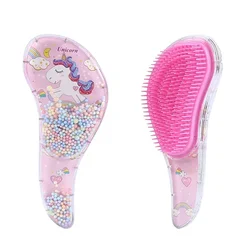 Peine antinudo infantil con cuentas decorativas para el pelo