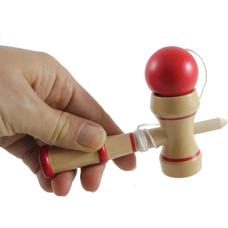Kendama de madera japonés para agilidad y flexibilidad - imagen 5