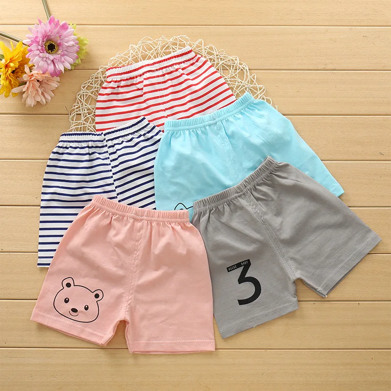 Pantalones cortos de algodón con estampado infantil