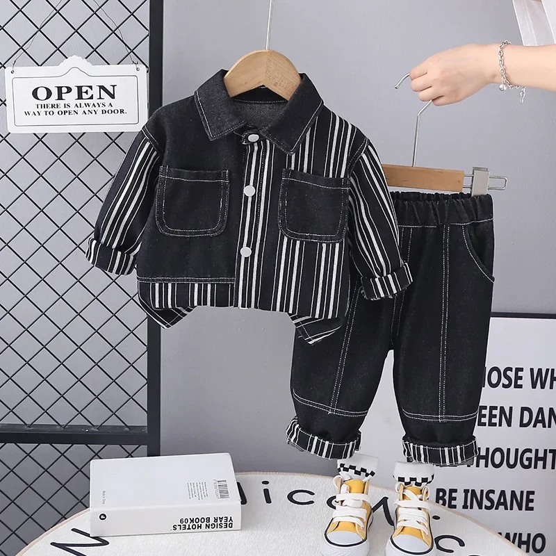 Chándal bebé chaqueta y pantalón primavera otoño Conjunto infantil - imagen 2