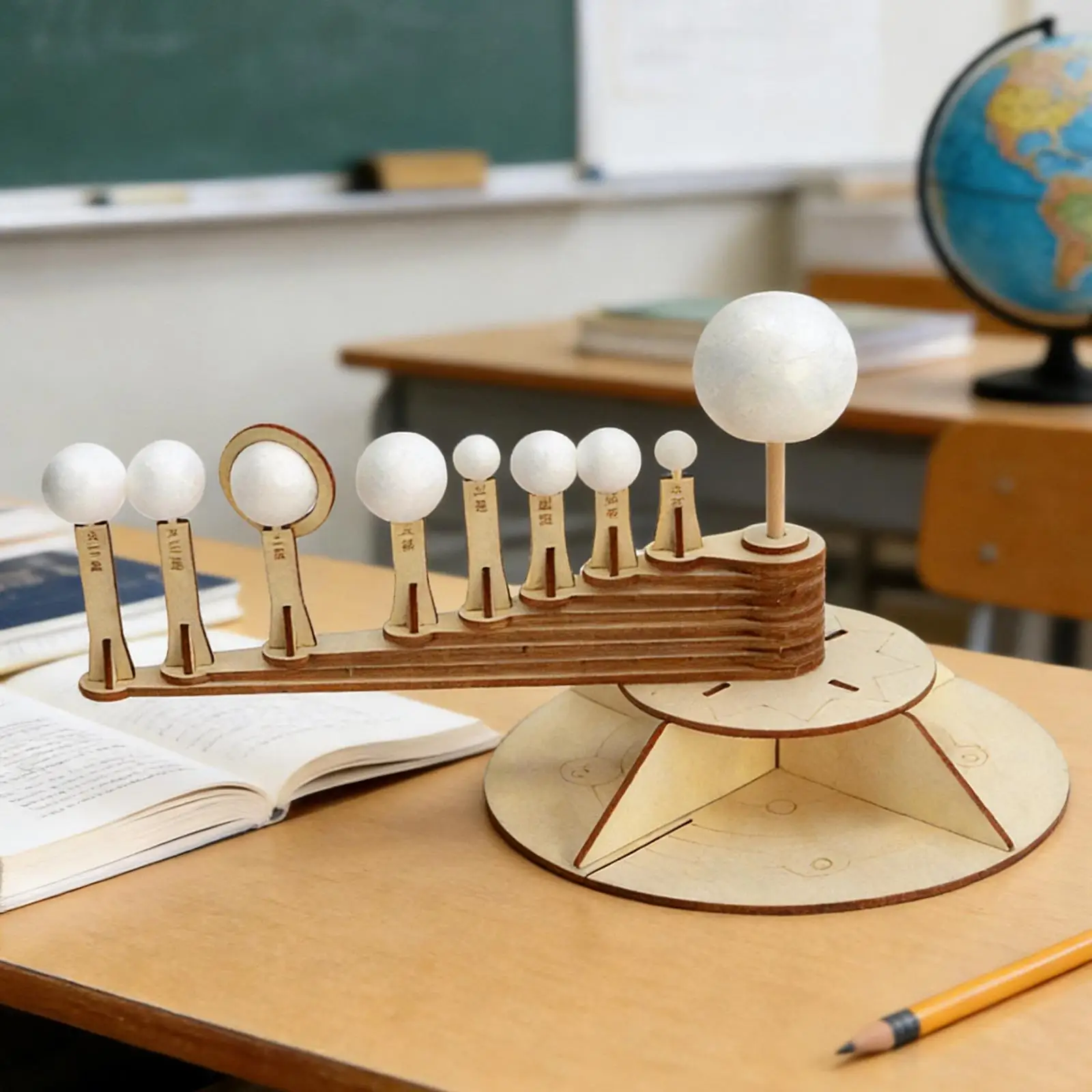 Rompecabezas de madera del Sistema Solar, kit educativo para niños - imagen 2