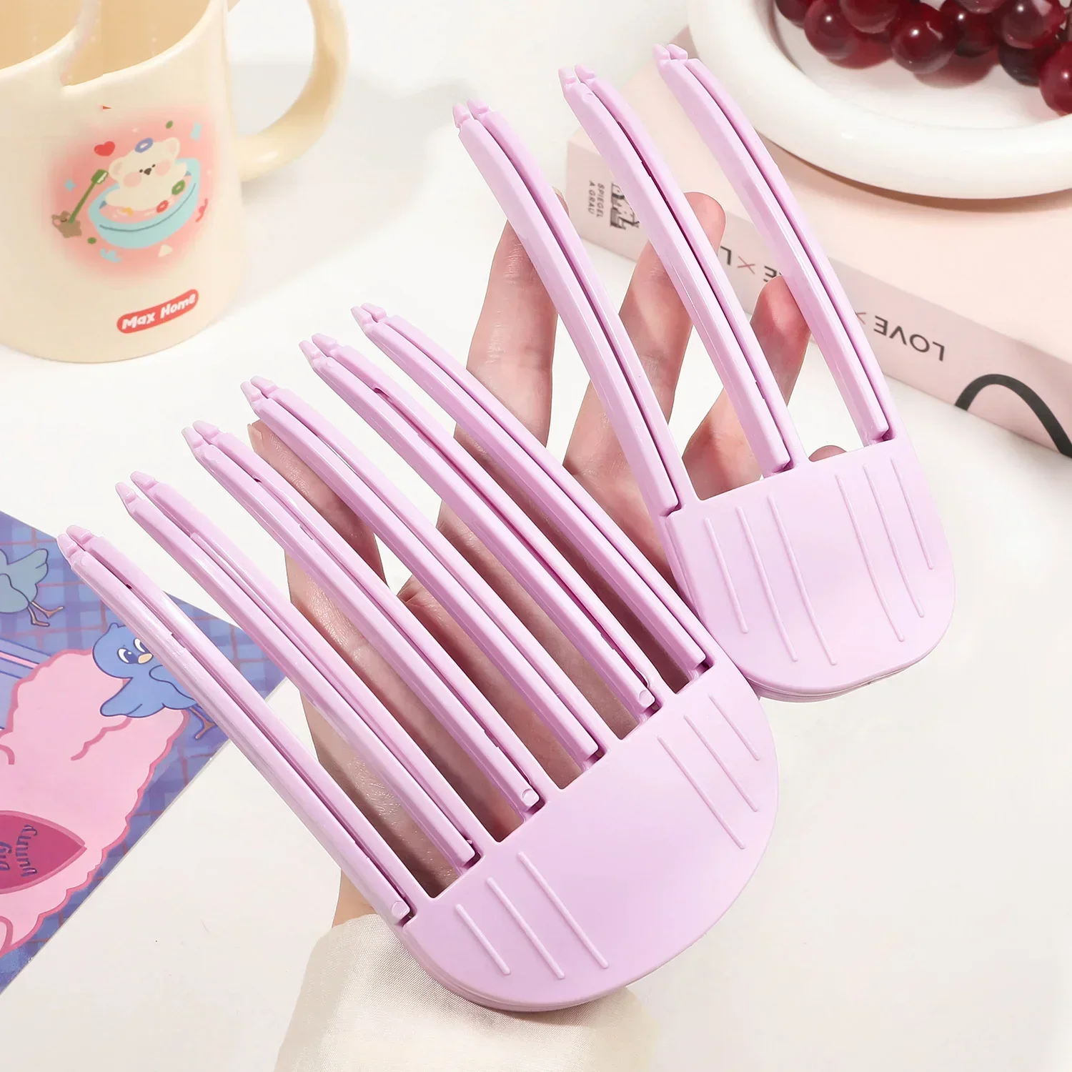 Pinzas para el cabello con volumen y efecto rizado para fijar peinados - imagen 4