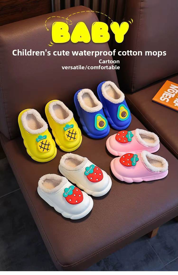 Pantuflas infantiles con suela antideslizante