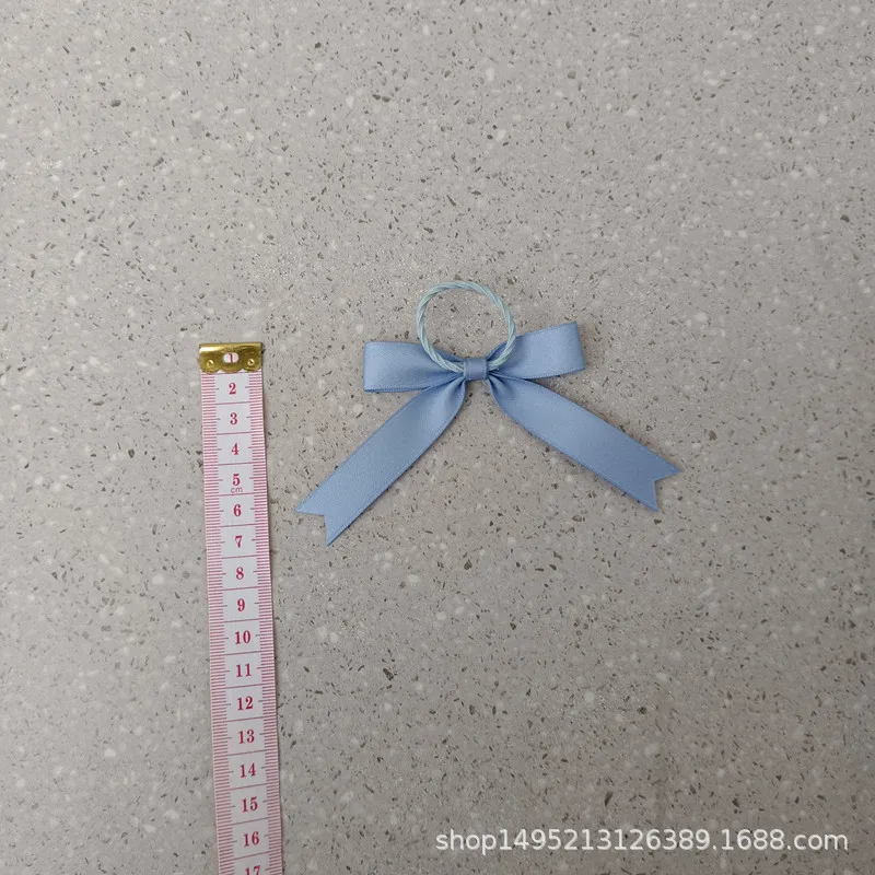 Diadema para bebé azul marino y azul claro con lazo