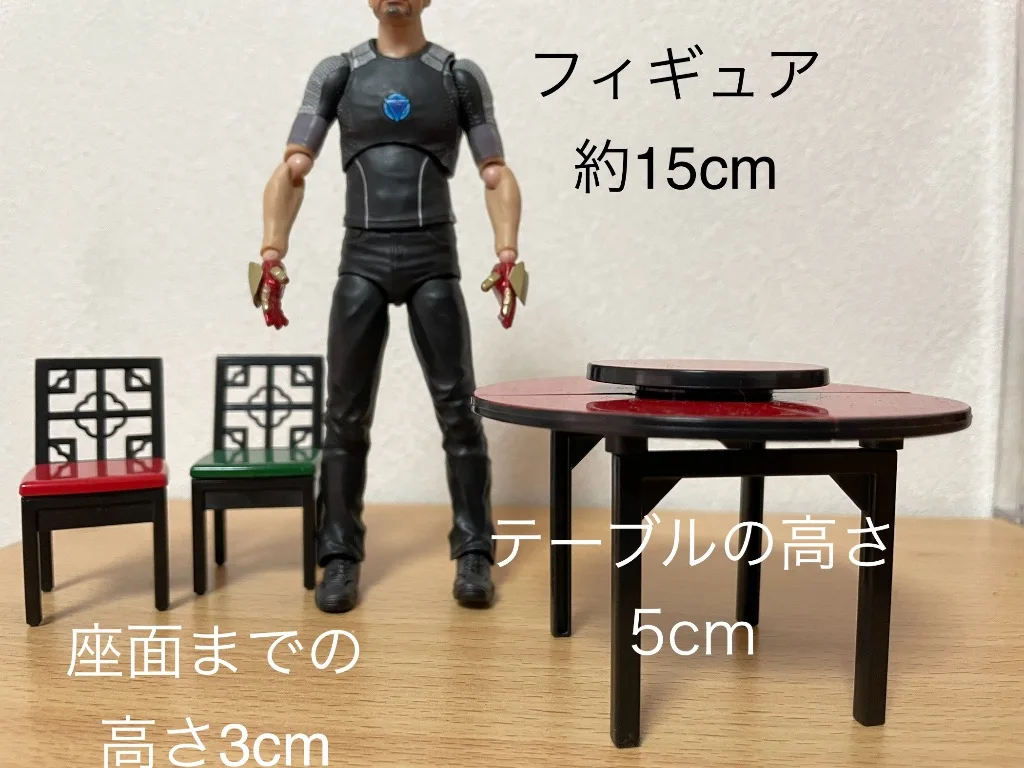 Tarlin Muebles miniaturas restaurante chino para casa de muñecas - imagen 3