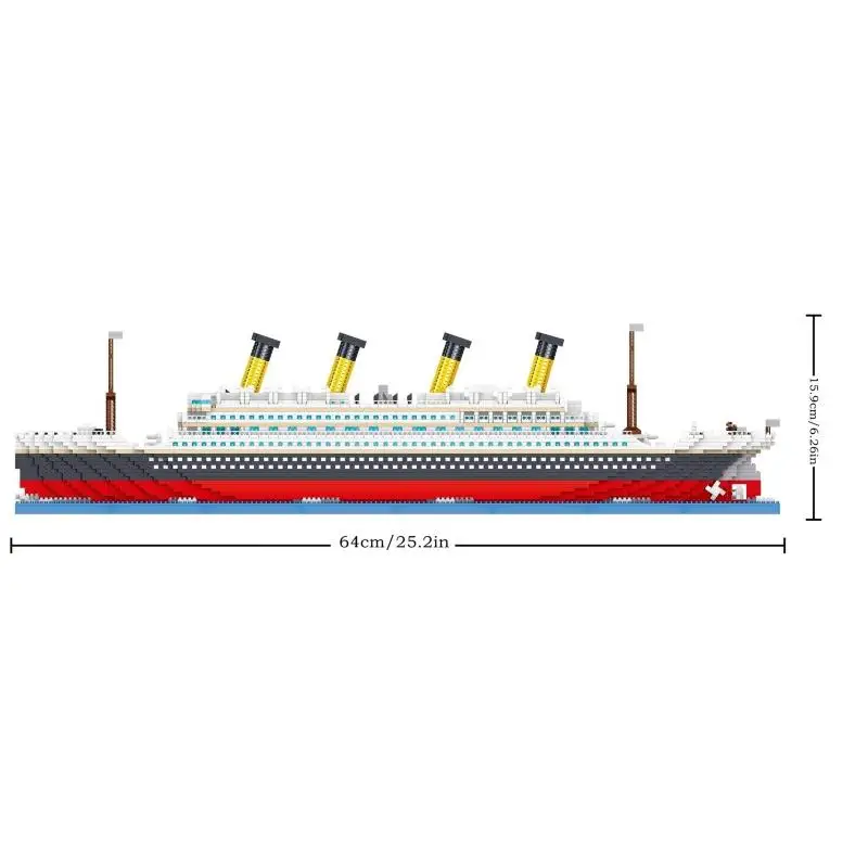 Bloques de construcción del Titanic: mini barco para montar - imagen 5