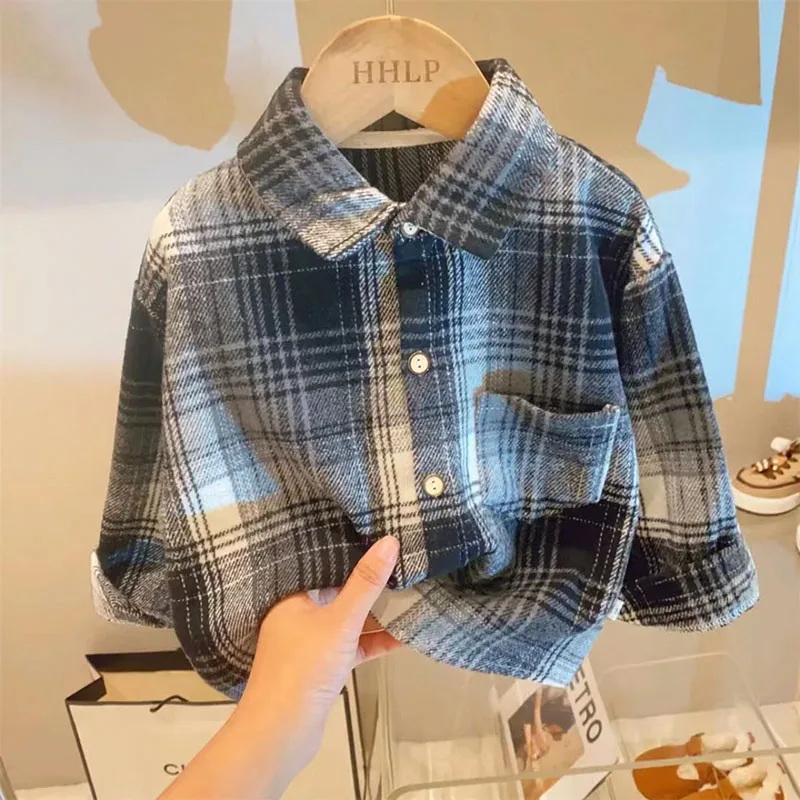 MILANCEL Camisa a cuadros vintage para niño - Colección otoño - imagen 2