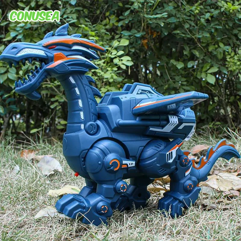 Juguete educativo dinosaurio eléctrico con pulverizador de agua - imagen 5
