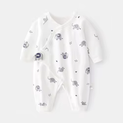 Pelele algodón suave con estampado para bebé
