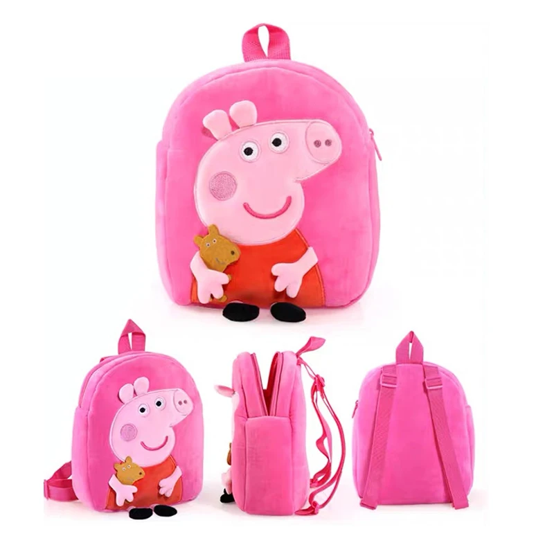 Peppa Pig mochila peluche para guardería - Suave y divertida - imagen 4