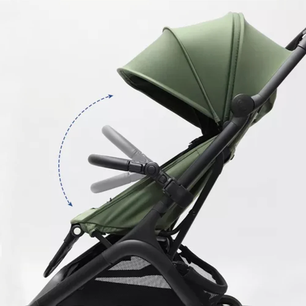 Detalle de la cubierta de cuero del reposabrazos