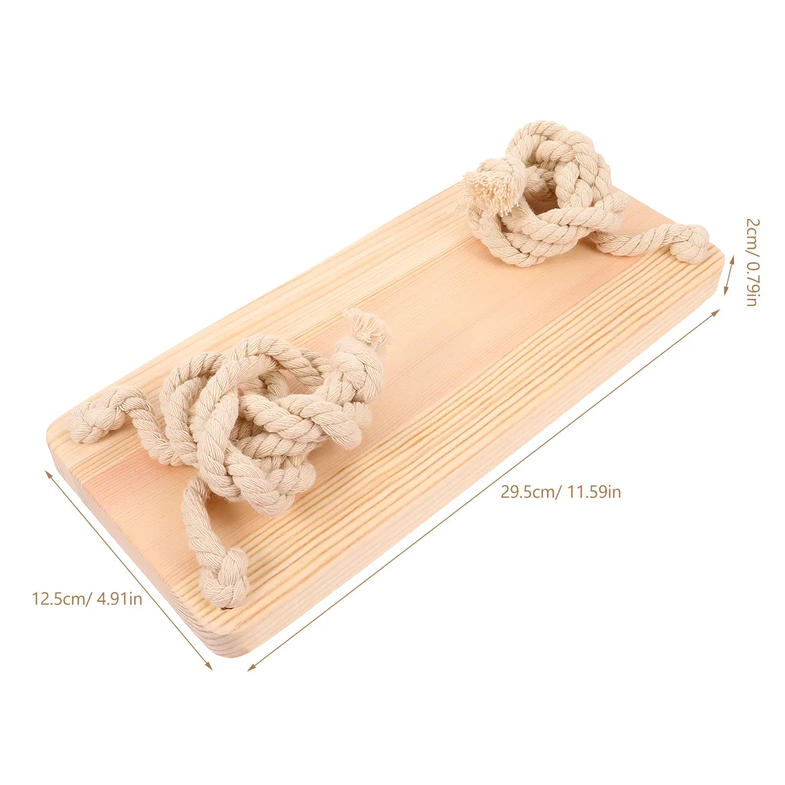 Columpio de madera para recién nacidos, ideal en sesiones fotográficas - imagen 5
