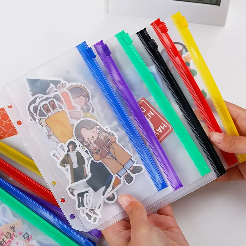 Carpeta organizadora infantil de plástico con cremallera – Tamaño A5