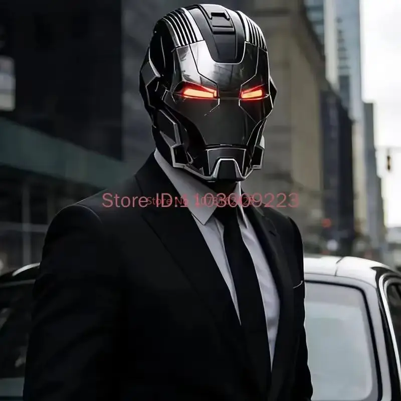 Casco Iron Man Mk17 eléctrico con control por voz Jarvis - imagen 5