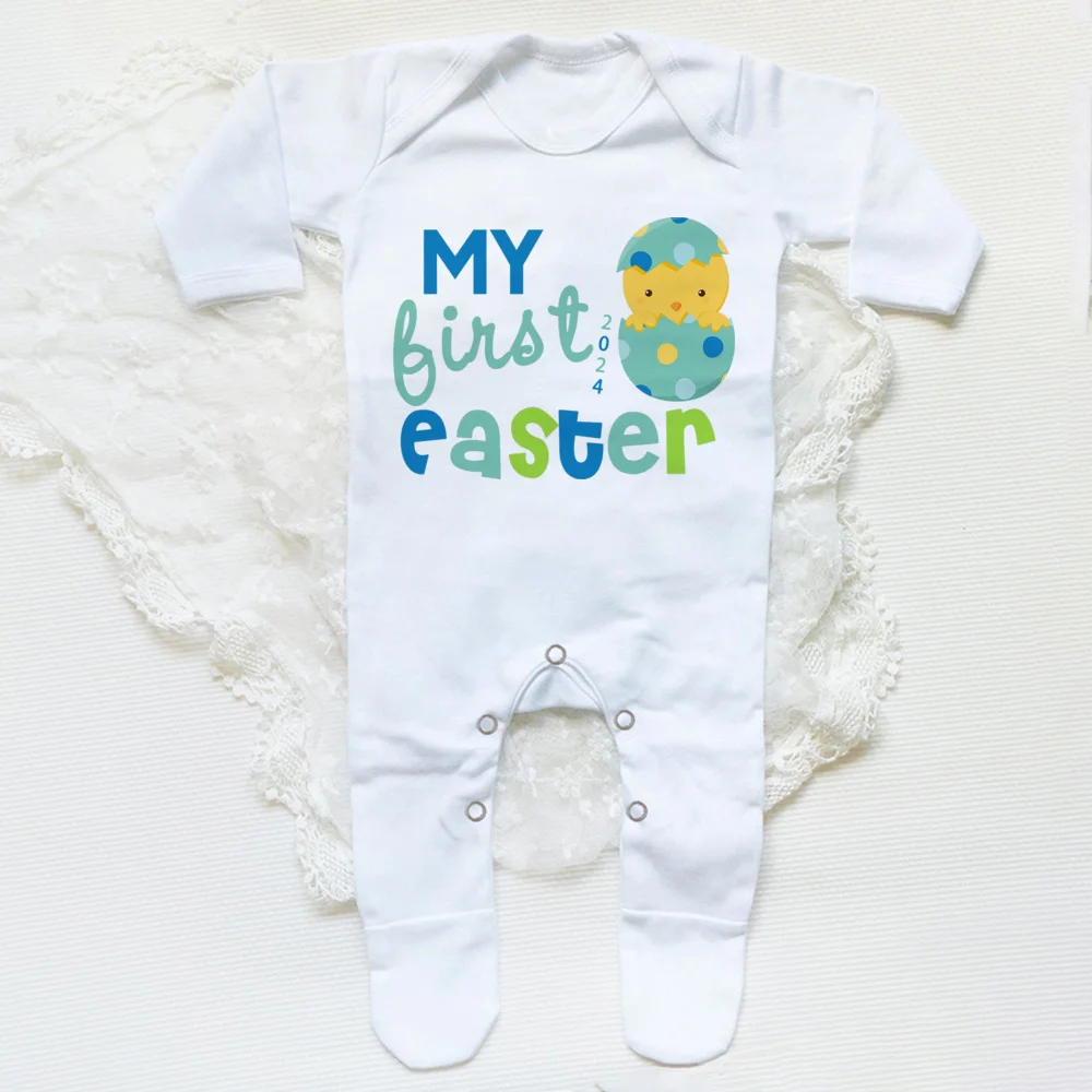 Pijama Pascua bebé - vista lateral