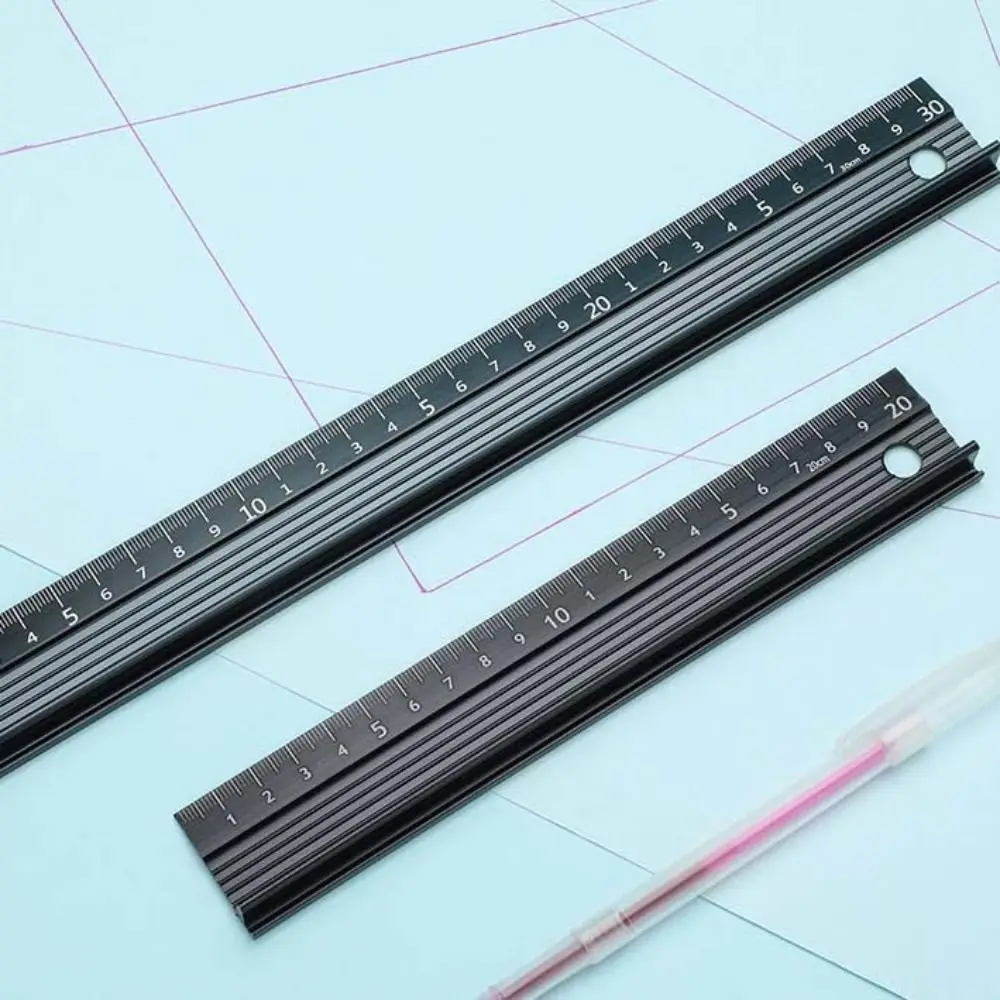 Regla de medición de aluminio antideslizante resistente y segura - imagen 2