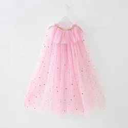 Capa de tul para niña – Disfraz elegante estilo Elsa Rapunzel