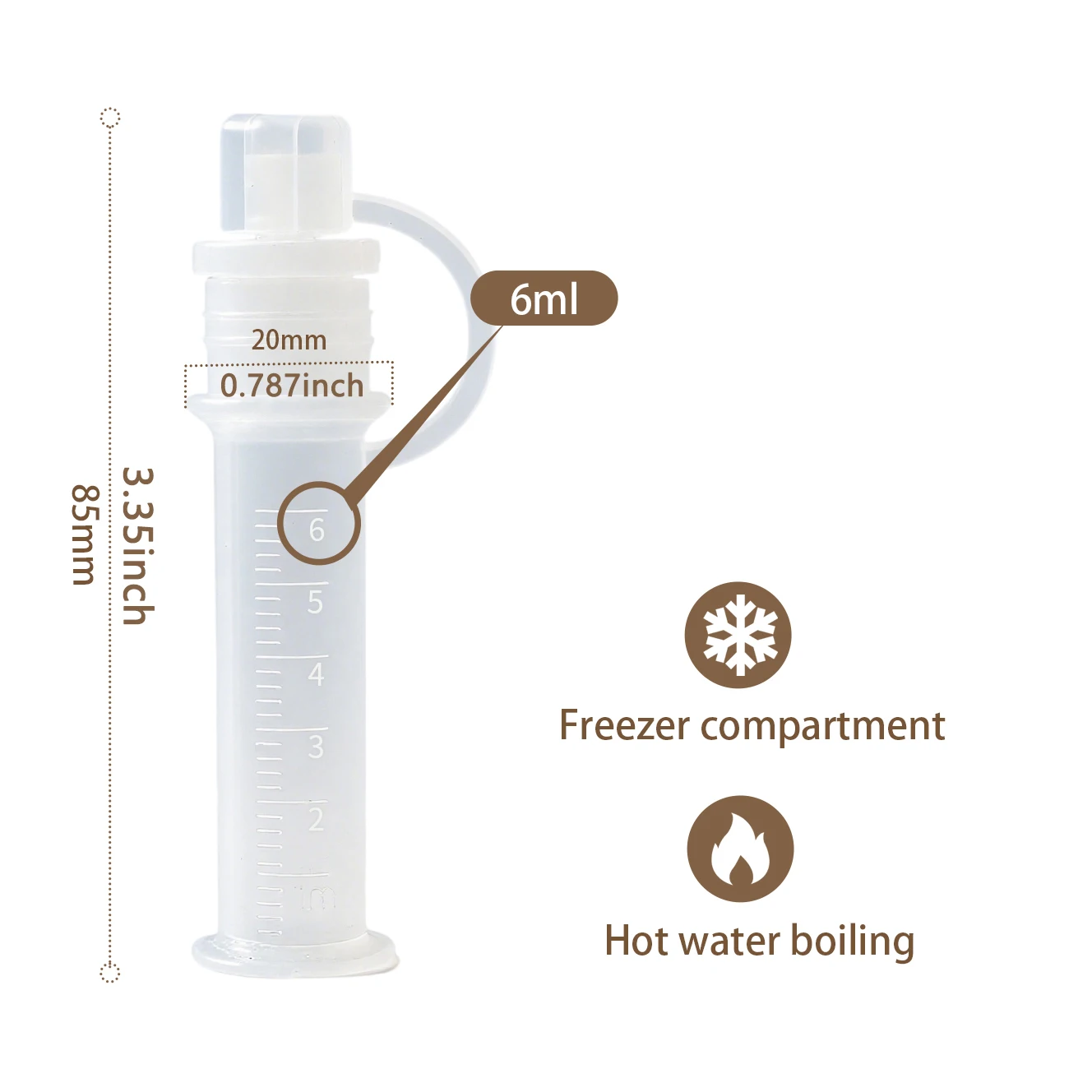 Recolectores de calostro silicona para leche materna del bebé - imagen 5