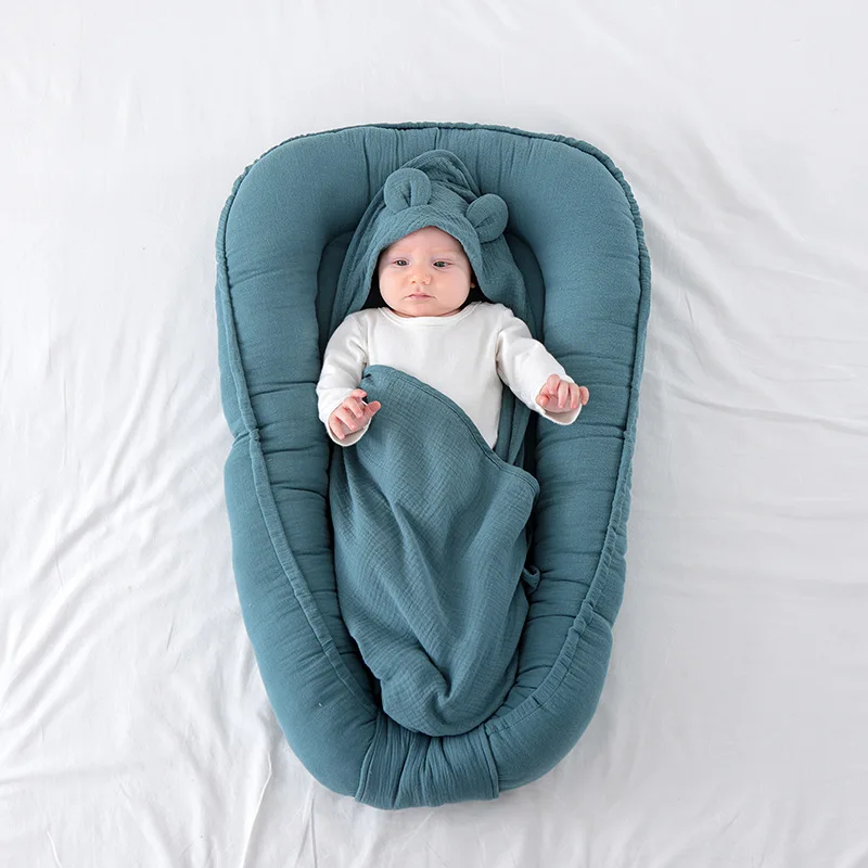 Cama nido para bebé con cuna portátil y plegable de viaje - imagen 4