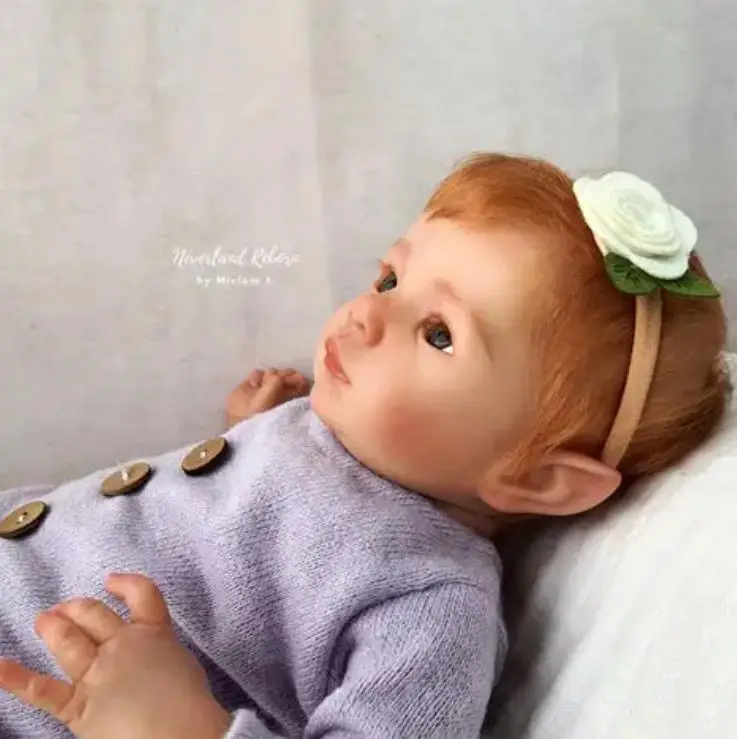 Kit muñeca reborn ELF-FEE NPK: cuerpo textil y ojos - imagen 3