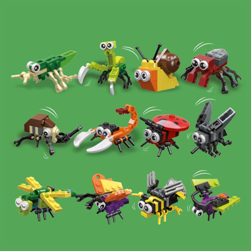 Bloques de construcción de insectos educativos para niños - imagen 2