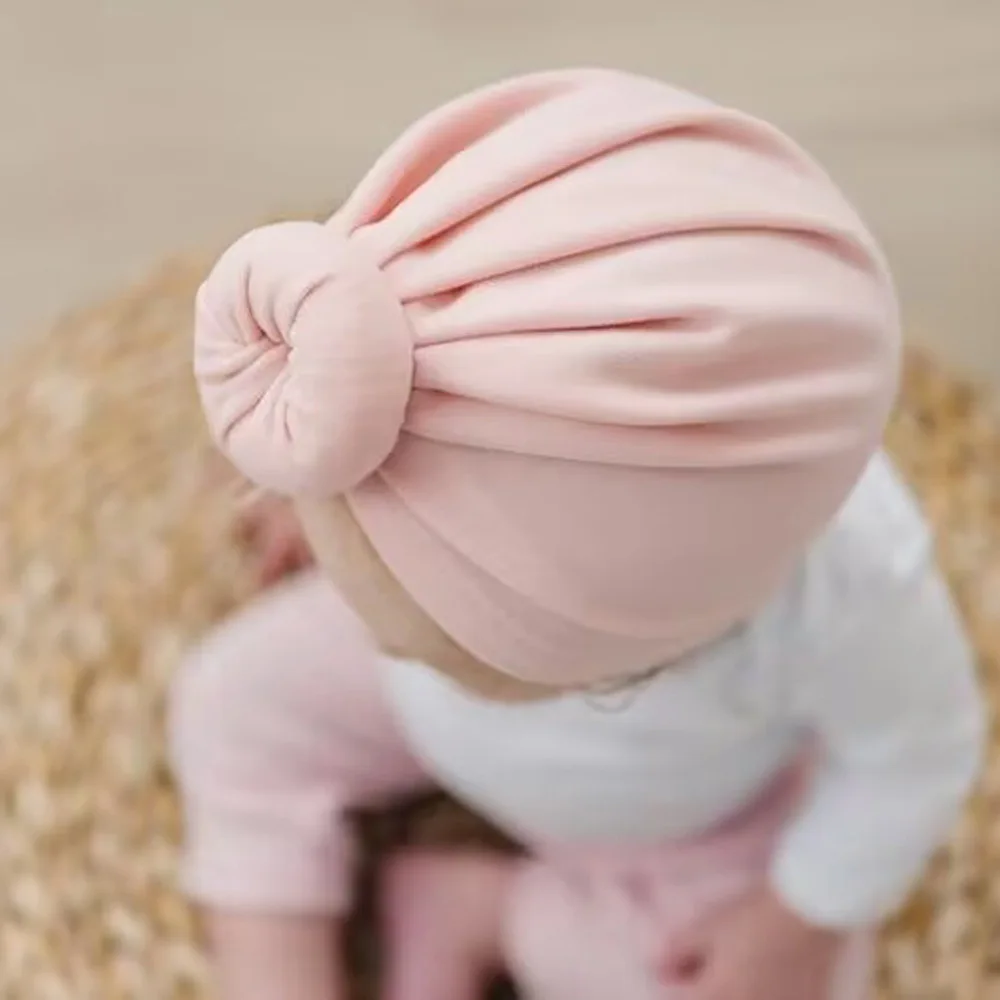 Gorro de lana suave para bebé – Cálido turbante de invierno - imagen 5