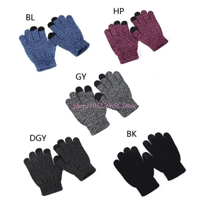 R6FD Guantes de punto niños pantalla táctil invierno - imagen 2
