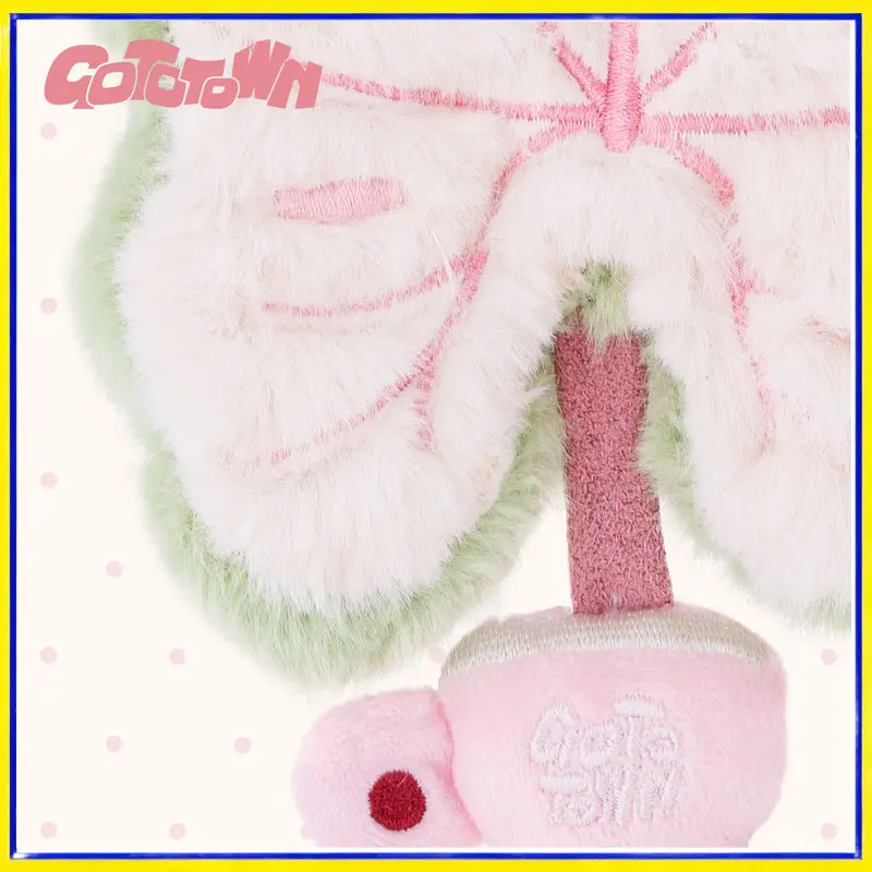 GOTOTOWN Llavero de peluche hoja de dibujos animados suave para llaves - imagen 4