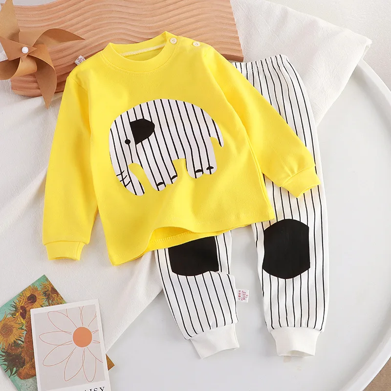 Conjunto de algodón fino para niños – Estampado de perritos - imagen 2