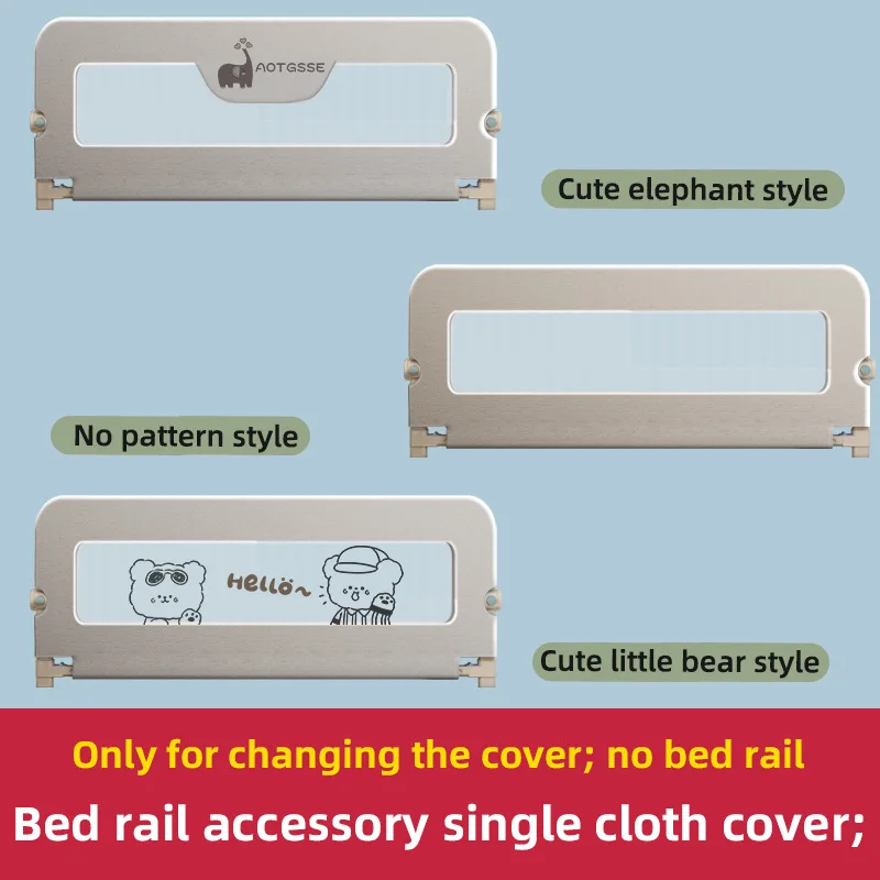 Protector anticaídas de riel de cama ajustable para niños - imagen 5