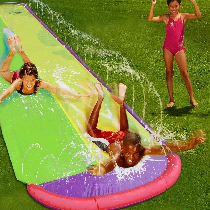Tobogán inflable de agua para exteriores – Deslizador acuático infantil - imagen 3