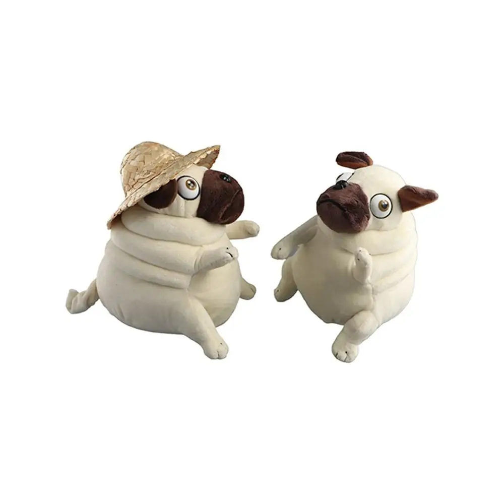 Peluche de Pug Gordo Elfo Suave y Reconfortante